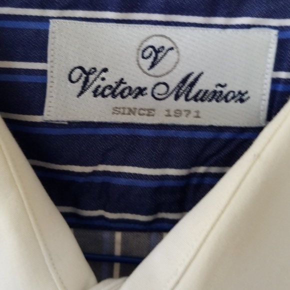 Victor Munoz mebs custom dress shirt - Picture 2 of 2